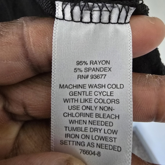 Liz Claiborne Cardigan Sweater Womens Sz S Black Long Sleeve Open Lightweight - Picture 5 of 7